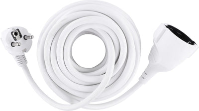 Rallonge Q-link - mise à la terre - h05vv-f - 3 x 1,5 mmâ² - blanc - 10 m