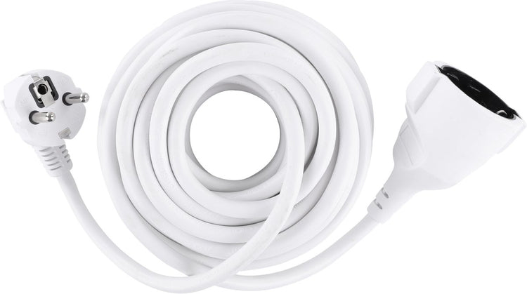 Rallonge Q-link - mise à la terre - h05vv-f - 3 x 1,5 mmâ² - blanc - 10 m