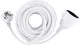 Rallonge Q-link - mise à la terre - h05vv-f - 3 x 1,5 mmâ² - blanc - 10 m