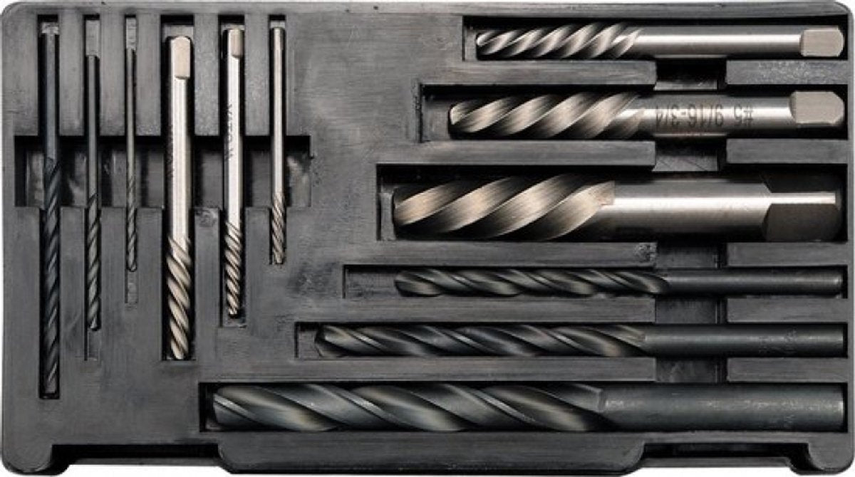 Tournevis Yato pour vis cassées et forets HSS pour métal YT-0591 12 pcs.