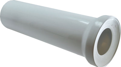 Raccordement WC Wiesbaden Abu droit - 110 x 400 mm - blanc