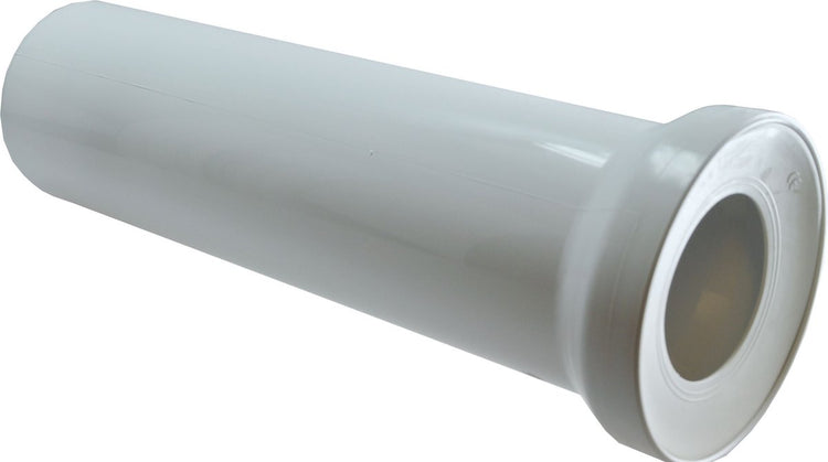 Raccordement WC Wiesbaden Abu droit - 110 x 400 mm - blanc
