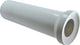 Raccordement WC Wiesbaden Abu droit - 110 x 400 mm - blanc