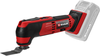 Outil multifonction à batterie Einhell te-mg 18 1 li solo - power x-change - 18 v li-ion - incl. 9x papier de verre et 3 lames de scie différentes - excl. batterie et chargeur