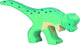 Dinosaure Holztiger - pachycéphalosaure - 15x2x8cm - figurine en bois - fait main