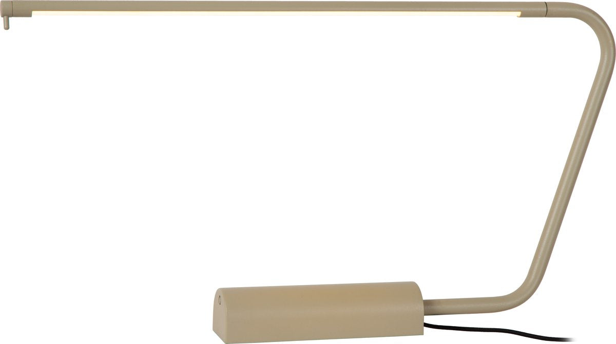 Lucide madison - lampe de bureau - LED dimmable - 1x6,5w 2700k - taupe