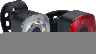 Bbb cycling spirit mini lampe ensemble d'éclairage de vélo - éclairage de vélo rechargeable par USB - feu avant 30 lumens feu arrière 12 lumens - étanche - longue durée de vie de la batterie - BLS-227