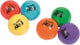 Megaform lot de 6 boules toutes colorées 15,2cm