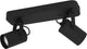 Spot en saillie Eglo sorego - spot de plafond spot mural - gu10 - 28 cm - noir