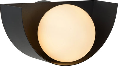 Lucide benni - applique - 1xg9 - noir