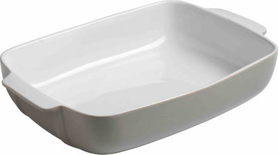 Plat à pâtisserie signature Pyrex rectangle - céramique - 42x25 cm - gris