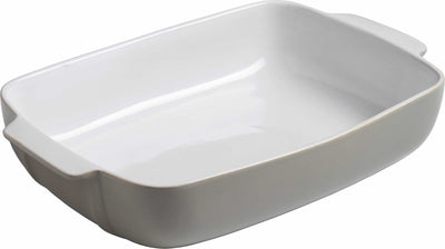 Plat à pâtisserie signature Pyrex rectangle - céramique - 25x19 cm - gris