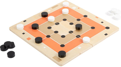 Petit pied Houten Solitaire et Molenspel Golden Edition