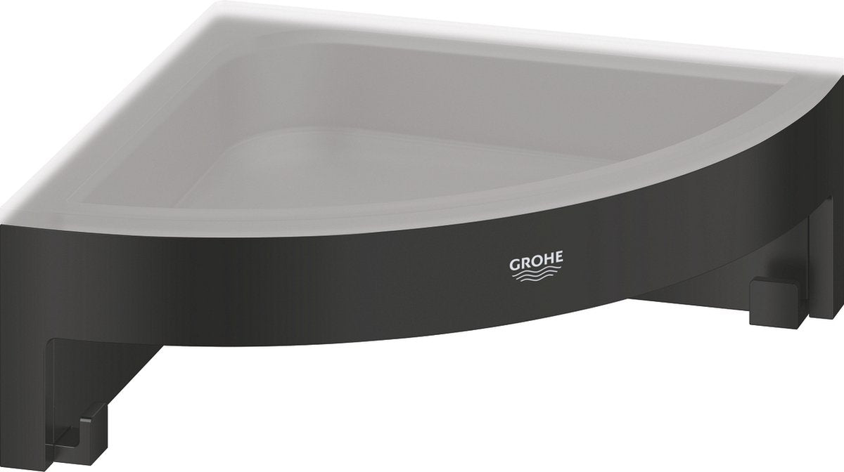 Grohe quickfix start cube receveur de douche d'angle - noir mat
