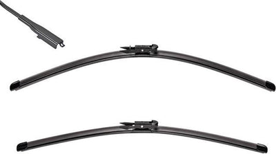 Jeu de lames plates Valeo Silencio - 480+600 mm - avec spoiler - 574470