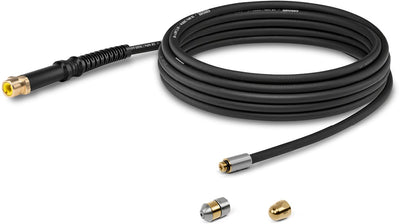 Kit de tuyaux d'égout Kärcher pc 7.5 - accessoire pour nettoyeur haute pression - 7,5 mètres - diverses buses - flexible
