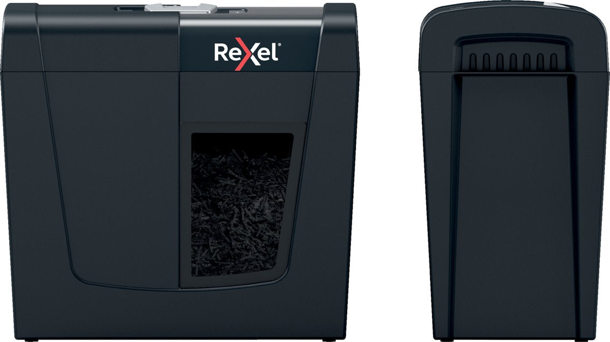 Destructeur de papier Rexel secure x6 - déchiquetage p4 - jusqu'à 6 feuilles - 10l - noir