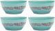 Serax - fête ottolenghi - bol s - bleu azur rouge - 16 ø - 4 pièces