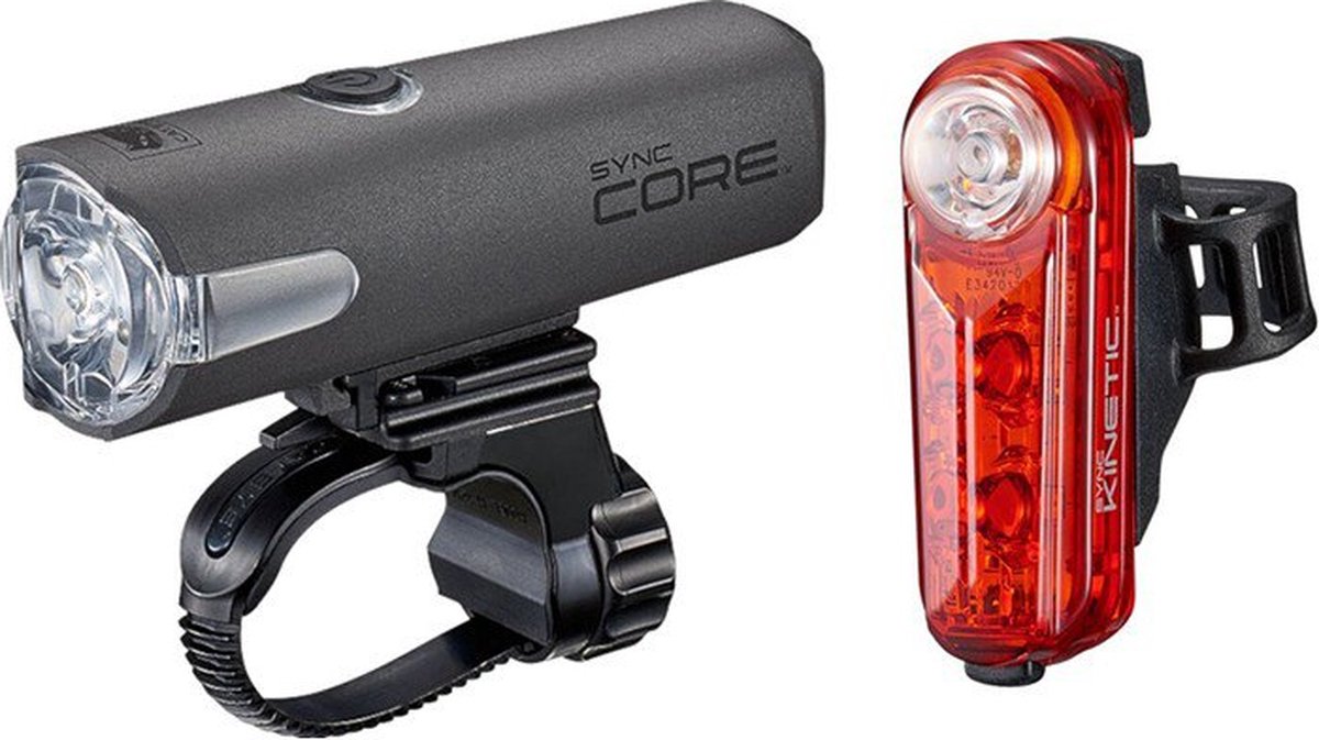 Kit d'éclairage vélo Cateye syncore + syncinétique - bluetooth - LED