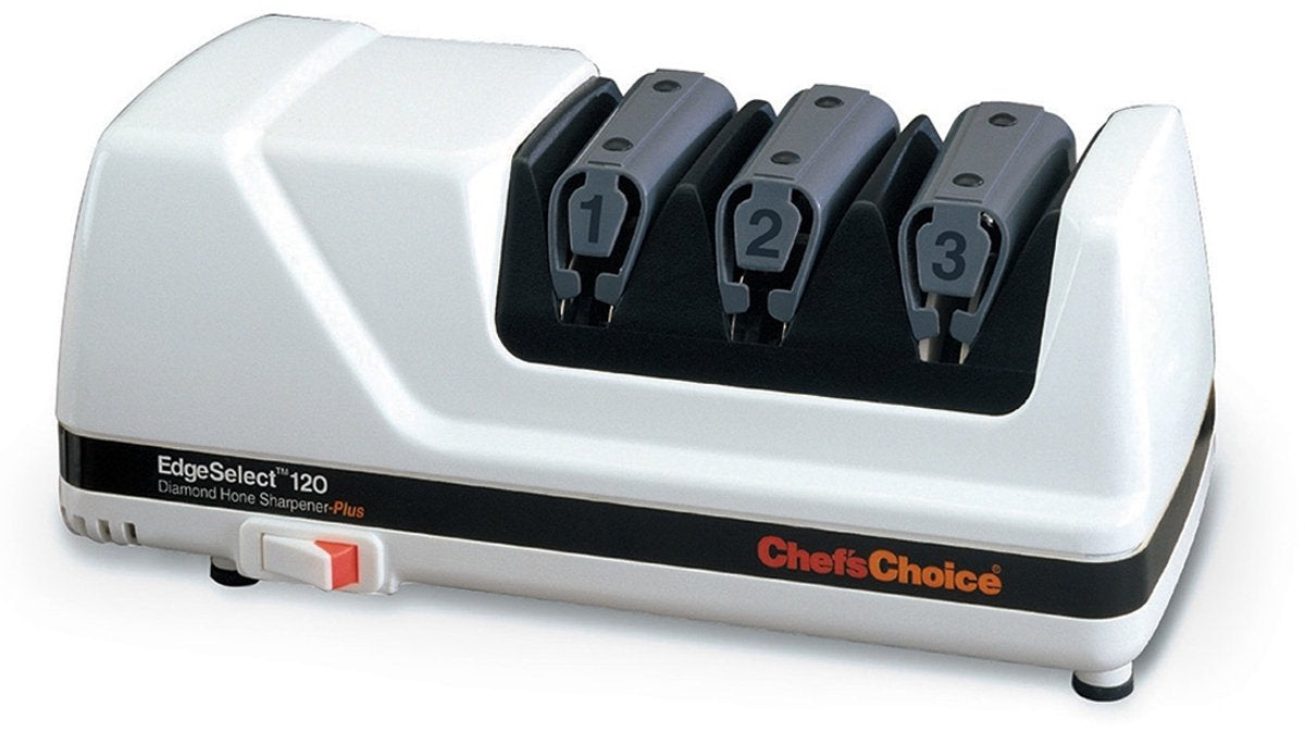 Aiguiseur de couteaux électrique Chef'schoice chef's Choice 120 - Angle d'affûtage 20° - 3 phases
