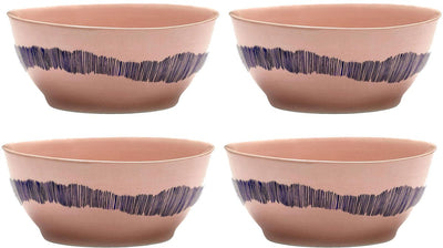 Serax - fête ottolenghi - bol s - rose bleu - 16 ø - 4 pièces