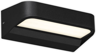 Briloner leuchten - Lampe d'extérieur LED, lampe d'extérieur, applique d'extérieur, IP44, 8 watts, 900 lumens, 4 000 Kelvin, noir, 142x83x52mm (LxLxH)