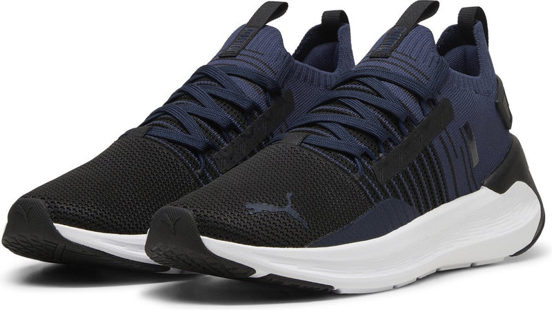 Puma softride symmetry fuzion chaussures de sport unisexes - noir-club marine-blanc