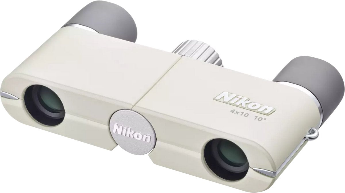 Jumelles compactes Nikon 4x10 - couleur blanc ivoire