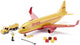 Avion cargo Siku DHL avec accessoires