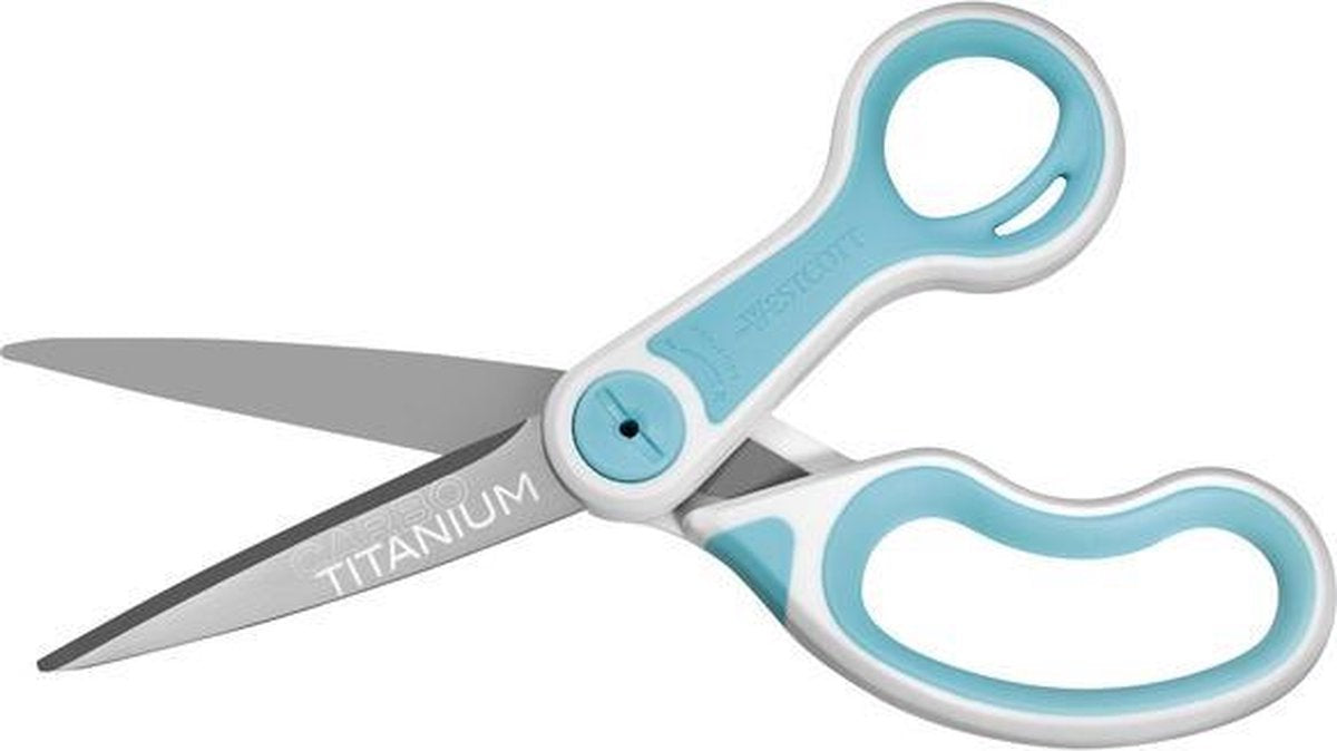 Ciseaux Westcott - nitrure de carbone - 20,4 cm - bleu - ac-e37081-bl