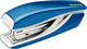 Mini-agrafeuse en métal Leitz wow - Capacité 10 feuilles - agrafes comprises - pour le bureau et le travail à domicile - idéale pour le bureau à domicile - bleue