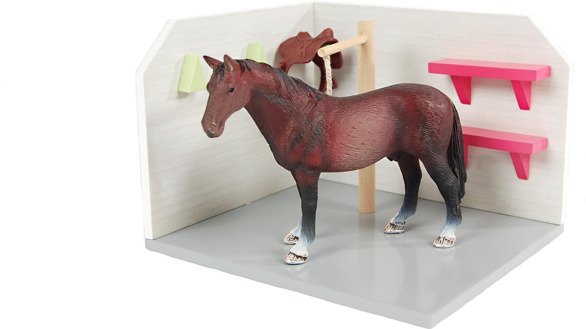 Boîte de lavage pour chevaux Globe Kids rose