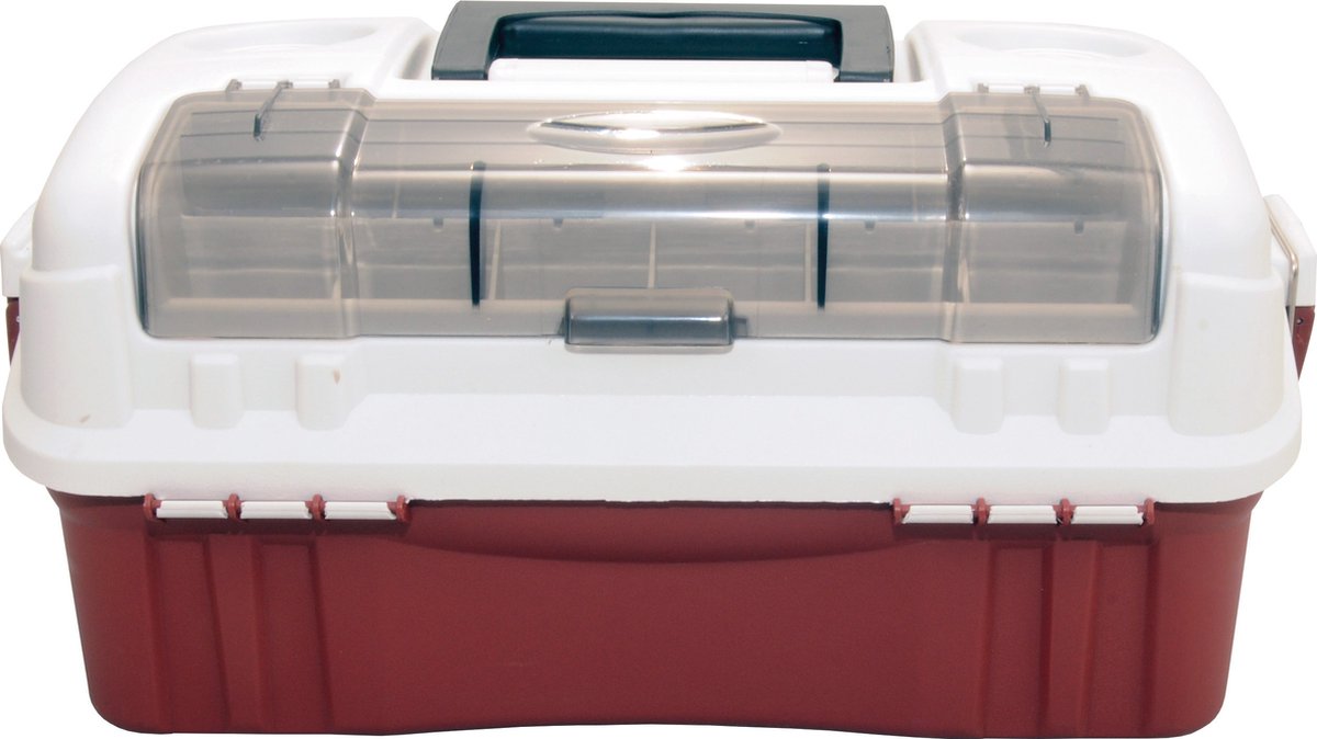 Albatros tacklemaster multiload box 3 tiroirs moyen - boîte de pêche spacieuse avec trois tiroirs et grand compartiment de rangement
