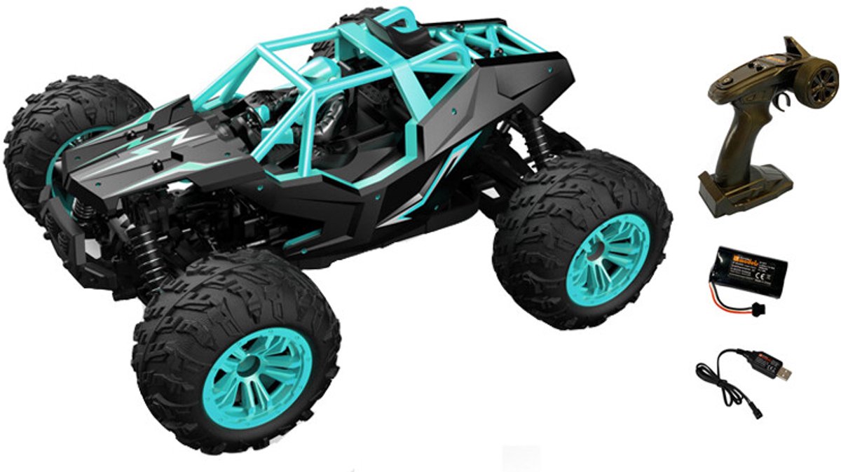 Df-models df-fun-racer 1:14 4wd prêt à rouler (rtr), türkis