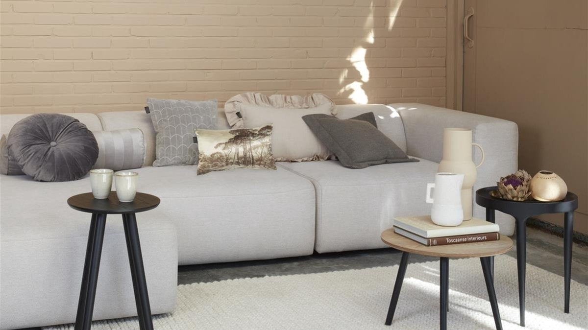 Coussin décoratif Kaat amsterdam faby - 40x60 cm - sable