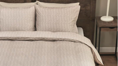 Housse de couette Riviera maison bambou - double - 200x200 220 - sable