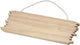 Creativ Company Shield Wooplate Wood avec cordon suspendu