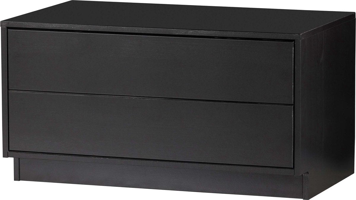 Meuble TV Woood finca - pin - noir - 40x75x40
