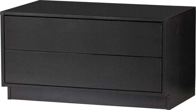 Meuble TV Woood finca - pin - noir - 40x75x40
