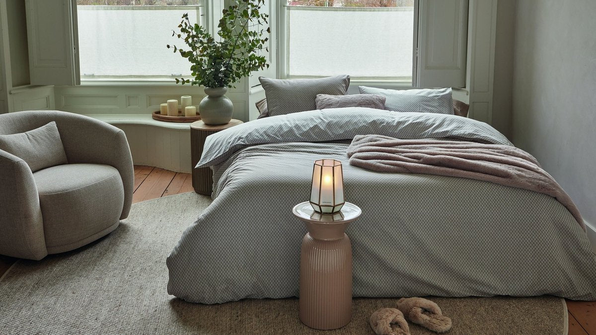 Housse de couette Riviera maison rivièra maison émeri - lits jumeaux - 240 x 200 220 cm - taupe