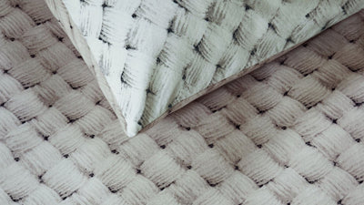 Riviera maison rivièra maison housse de couette en laine tissée - double - 200 x 200 220 cm - naturel