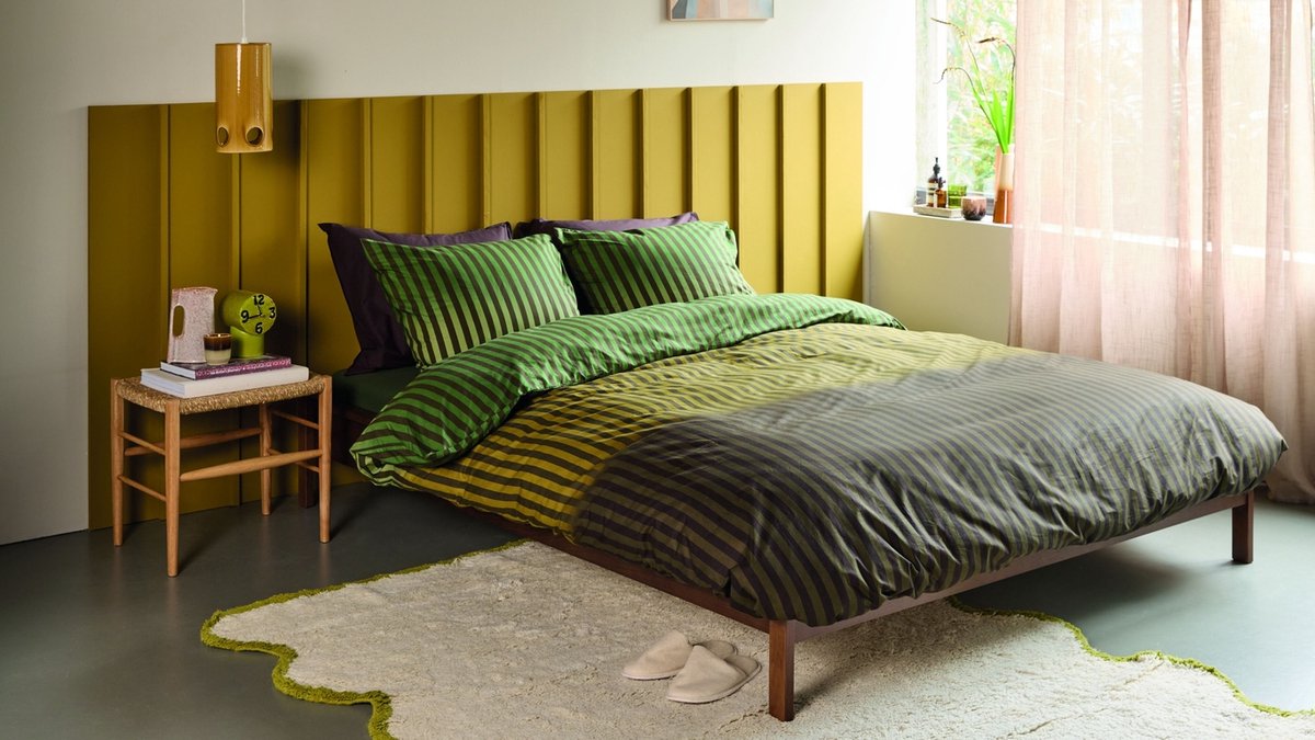 Bedinghouse Jonah housse de couette - simple - 140 x 200 220 cm - vert