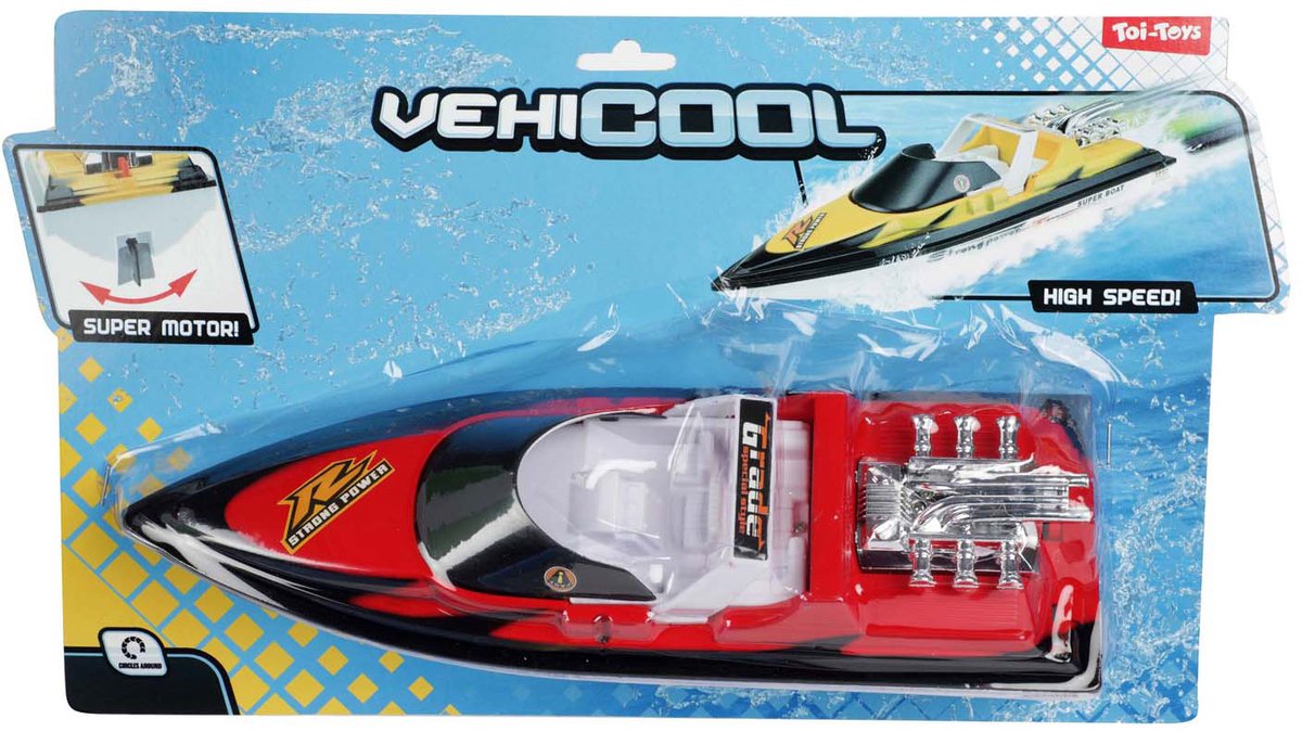 TOI-TOYS Véhicule à moteur de véhicule avec moteur et accessoires