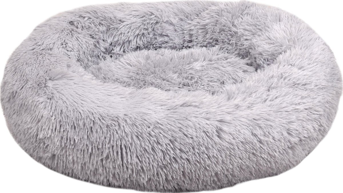 Panier pour chien Flamingo beignet rond gris clair 50cm