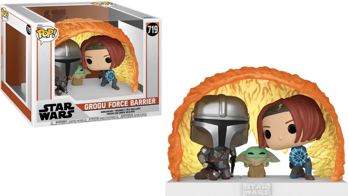 Funko pop moment : star wars : le mandalorien - grogu force barrière pop #719