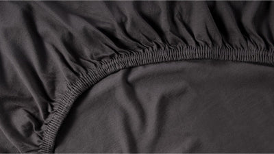 Cendrillon - drap-housse surmatelas - hauteur de matelas jusqu'à 12 cm - jersey - 160x200 210 cm - anthracite
