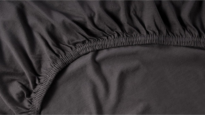 Cendrillon - drap-housse surmatelas - hauteur de matelas jusqu'à 12 cm - jersey - 160x200 210 cm - anthracite