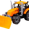 Toys de Cavallino Toys Cavallino avec charrue de neige jaune, échelle 1:32