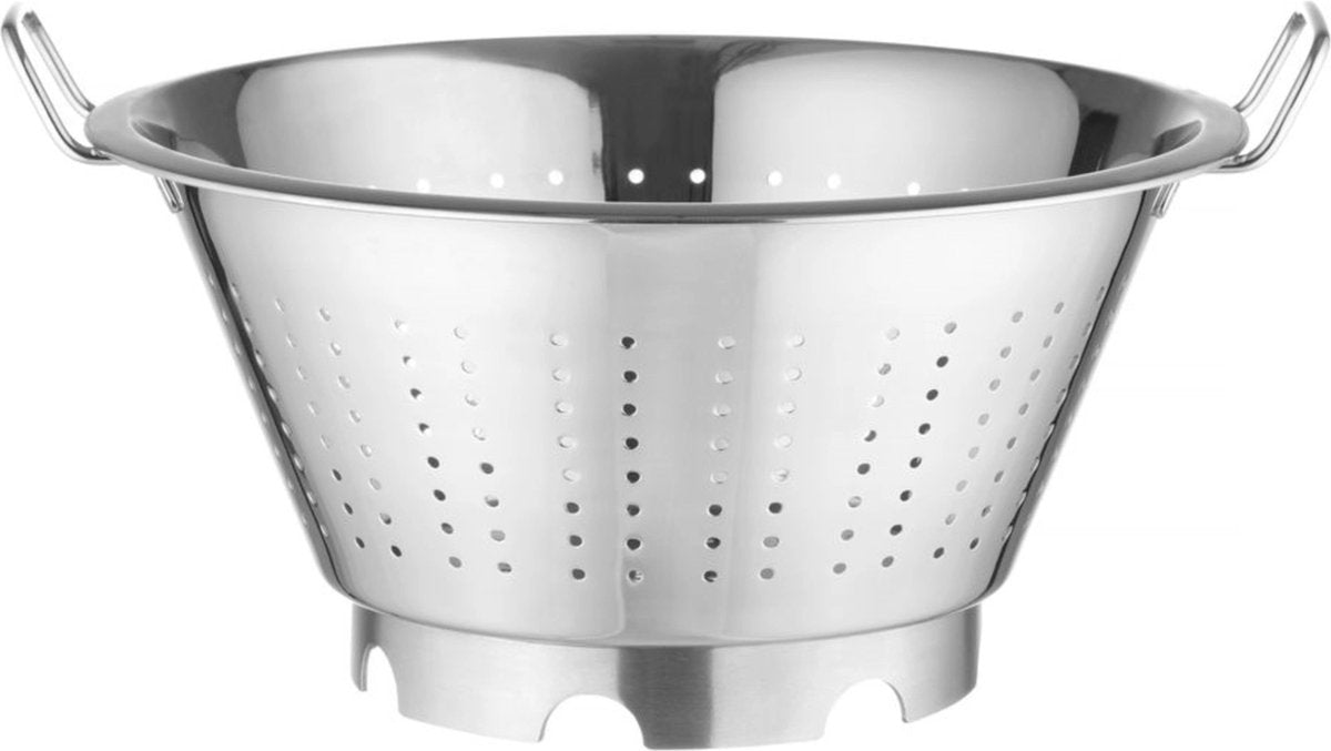 Passoire Hendi profi line – acier inoxydable – avec pied et poignées – ø 415 mm – passe au lave-vaisselle