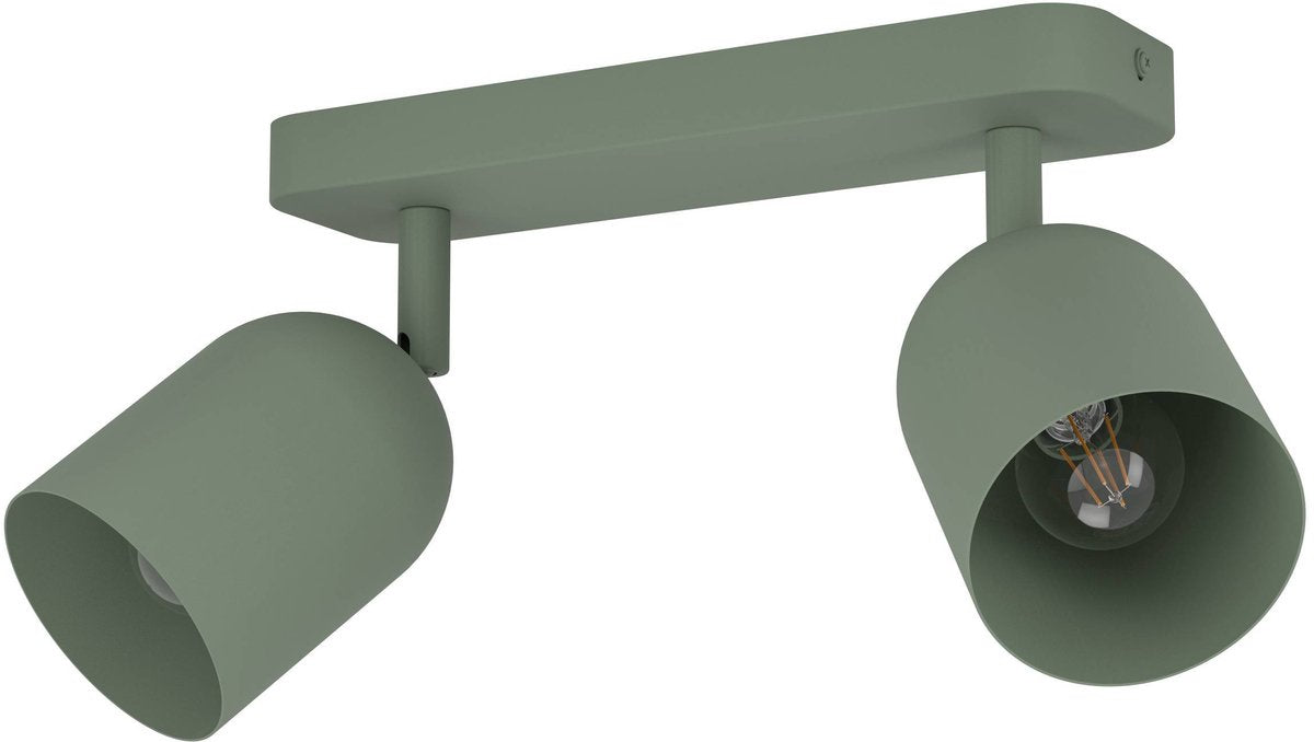 Spot Eglo tilston - e14 - 28 cm - vert - inclinable